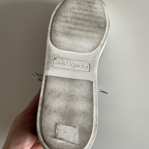 Karl Lagerfeld Black Sneakers with Heart and Cat Accents - Picture 6 of 9